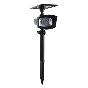 Environmentally friendly solar LED spotlights for parks